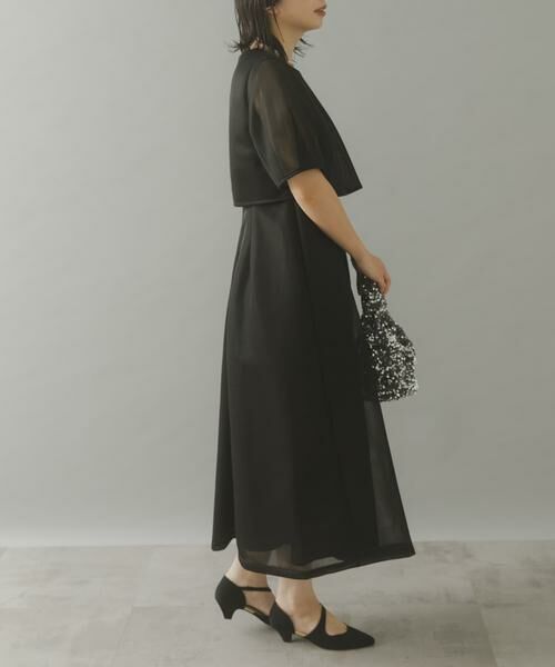 URBAN RESEARCH ROSSO / アーバンリサーチ ロッソ ドレス | kaene　シアーダンボールニットドレス | 詳細7