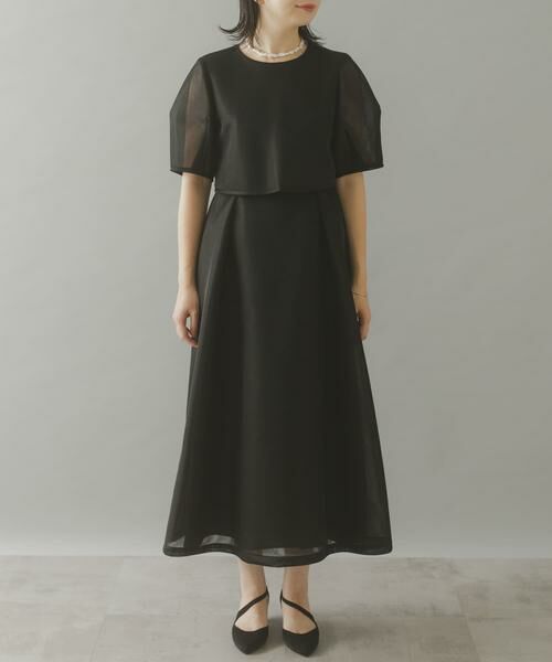 URBAN RESEARCH ROSSO / アーバンリサーチ ロッソ ドレス | kaene　シアーダンボールニットドレス | 詳細9