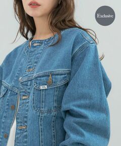 URBAN RESEARCH ROSSO / アーバンリサーチ ロッソ Gジャン・デニムジャケット | 『別注』Lee101×ROSSO　NOCOLLAR JACKET