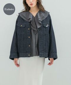 URBAN RESEARCH ROSSO / アーバンリサーチ ロッソ Gジャン・デニムジャケット | 『別注』Lee101×ROSSO　NOCOLLAR JACKET