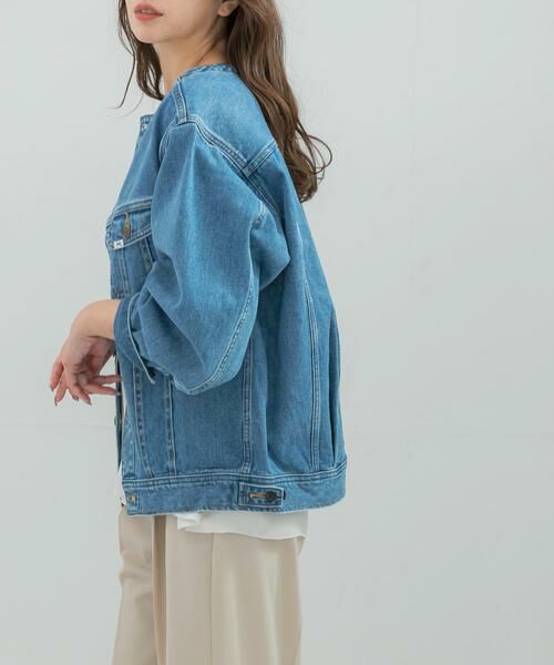 URBAN RESEARCH ROSSO / アーバンリサーチ ロッソ Gジャン・デニムジャケット | 『別注』Lee101×ROSSO　NOCOLLAR JACKET | 詳細2