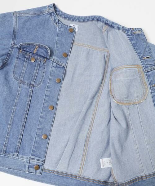 URBAN RESEARCH ROSSO / アーバンリサーチ ロッソ Gジャン・デニムジャケット | 『別注』Lee101×ROSSO　NOCOLLAR JACKET | 詳細7