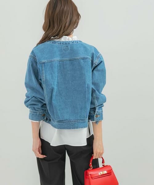 URBAN RESEARCH ROSSO / アーバンリサーチ ロッソ Gジャン・デニムジャケット | 『別注』Lee101×ROSSO　NOCOLLAR SHORT JACKET | 詳細4