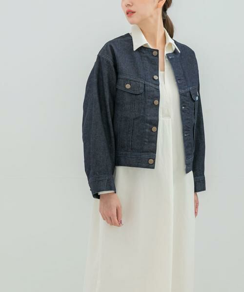 URBAN RESEARCH ROSSO / アーバンリサーチ ロッソ Gジャン・デニムジャケット | 『別注』Lee101×ROSSO　NOCOLLAR SHORT JACKET | 詳細14