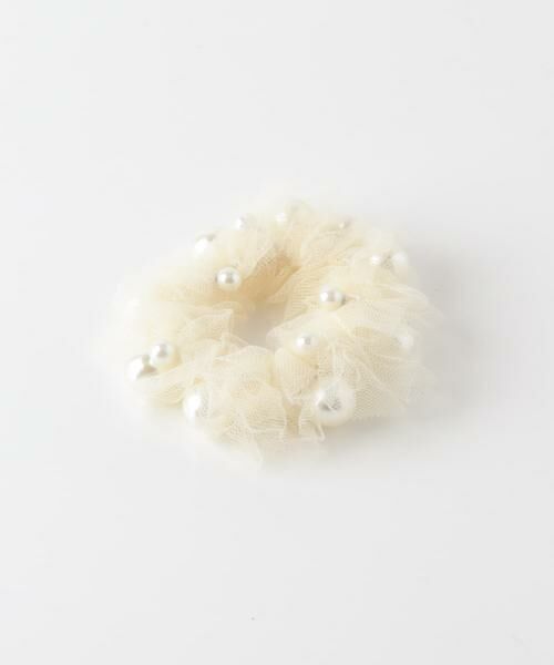 URBAN RESEARCH ROSSO / アーバンリサーチ ロッソ ヘアゴム・シュシュ | kaene　チュールフリルパールシュシュ | 詳細1