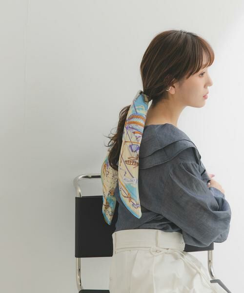 URBAN RESEARCH ROSSO / アーバンリサーチ ロッソ バンダナ・スカーフ | manipuri　65ビットバルーン | 詳細1