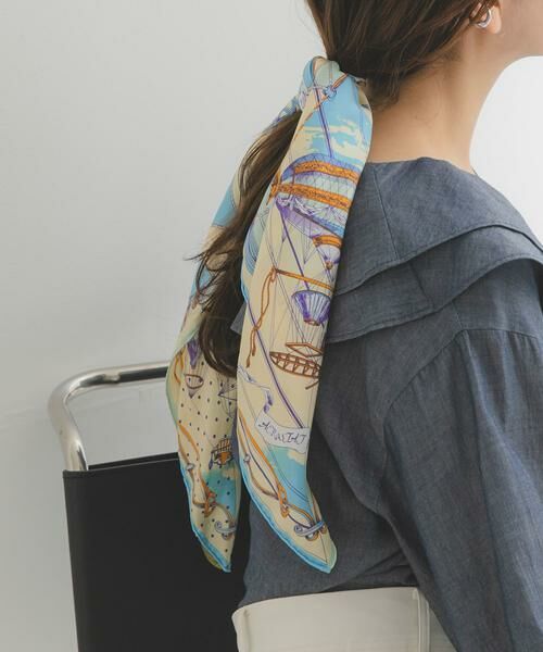 URBAN RESEARCH ROSSO / アーバンリサーチ ロッソ バンダナ・スカーフ | manipuri　65ビットバルーン（ライトブルー）