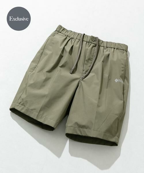 URBAN RESEARCH ROSSO / アーバンリサーチ ロッソ ショート・ハーフ・半端丈パンツ | 『別注』+phenix　WINDSTOPPER by GORE-TEX LABSタックショーツ（カーキ）