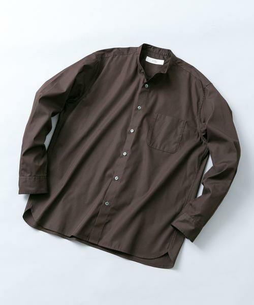 URBAN RESEARCH ROSSO / アーバンリサーチ ロッソ シャツ・ブラウス | 『WEB限定』『防シワ/防臭』アーバンリラックスブロードバンドシャツ（ブラウン）