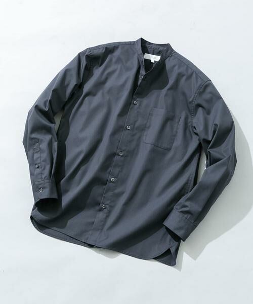 URBAN RESEARCH ROSSO / アーバンリサーチ ロッソ シャツ・ブラウス | 『防シワ/防臭』アーバンリラックスブロードバンドシャツ（チャコールグレー）