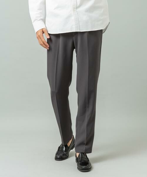 URBAN RESEARCH ROSSO / アーバンリサーチ ロッソ その他パンツ | 『イージーケア』ハイパフォーマンス快適イージースラックス（チャコールグレー）