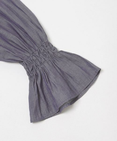URBAN RESEARCH ROSSO / アーバンリサーチ ロッソ シャツ・ブラウス | Vネックラッフルシアーデニムブラウス | 詳細24