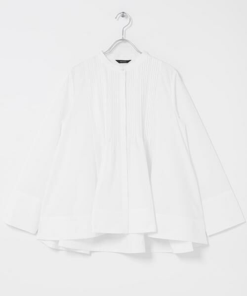 URBAN RESEARCH ROSSO / アーバンリサーチ ロッソ シャツ・ブラウス | フレアシルエットピンタックブラウス（オフホワイト）