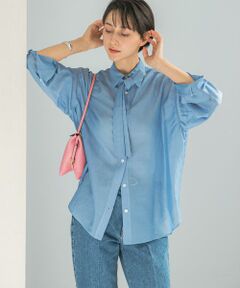 URBAN RESEARCH ROSSO / アーバンリサーチ ロッソ シャツ・ブラウス | タイ付デニムライクシアーシャツ