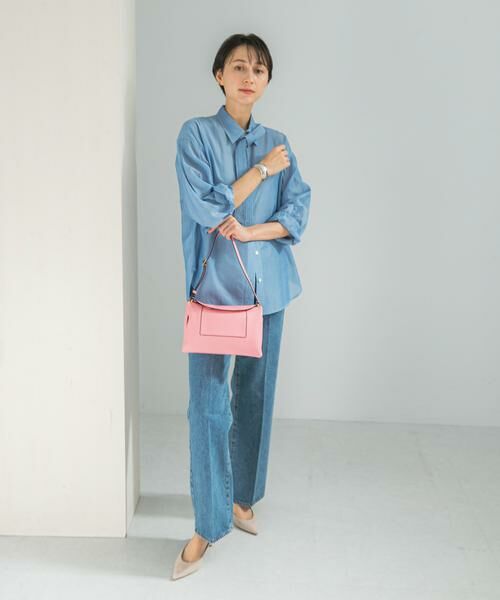 URBAN RESEARCH ROSSO / アーバンリサーチ ロッソ シャツ・ブラウス | タイ付デニムライクシアーシャツ | 詳細4