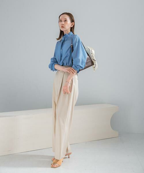 URBAN RESEARCH ROSSO / アーバンリサーチ ロッソ シャツ・ブラウス | タイ付デニムライクシアーシャツ | 詳細7