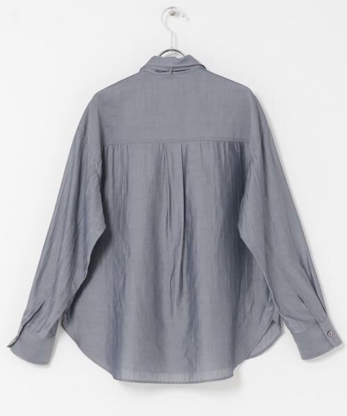 URBAN RESEARCH ROSSO / アーバンリサーチ ロッソ シャツ・ブラウス | タイ付デニムライクシアーシャツ | 詳細19