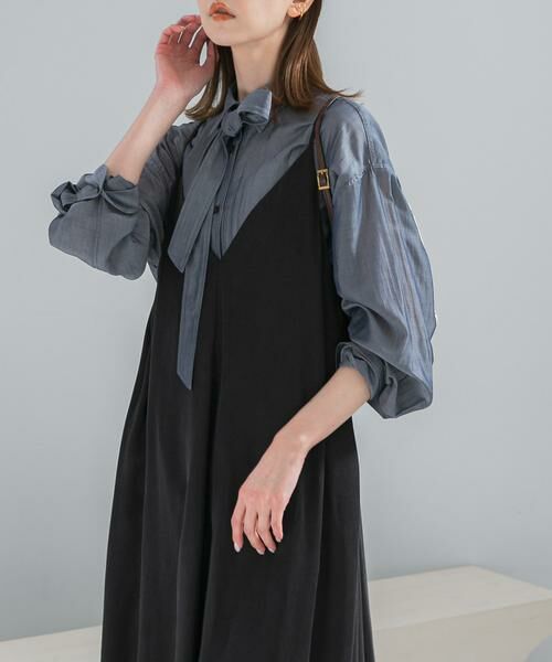 URBAN RESEARCH ROSSO / アーバンリサーチ ロッソ シャツ・ブラウス | タイ付デニムライクシアーシャツ | 詳細16