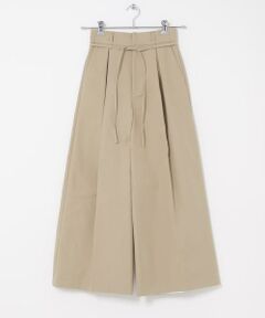 URBAN RESEARCH ROSSO / アーバンリサーチ ロッソ その他パンツ | コットンツイルベルテッドワイドパンツ