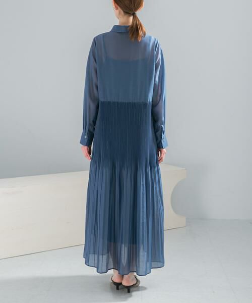 URBAN RESEARCH ROSSO / アーバンリサーチ ロッソ ワンピース | プリーツロングシャツワンピース | 詳細12