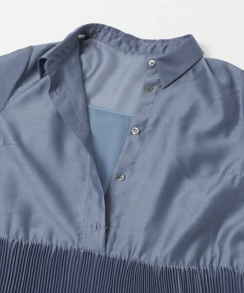 URBAN RESEARCH ROSSO / アーバンリサーチ ロッソ ワンピース | プリーツロングシャツワンピース | 詳細15