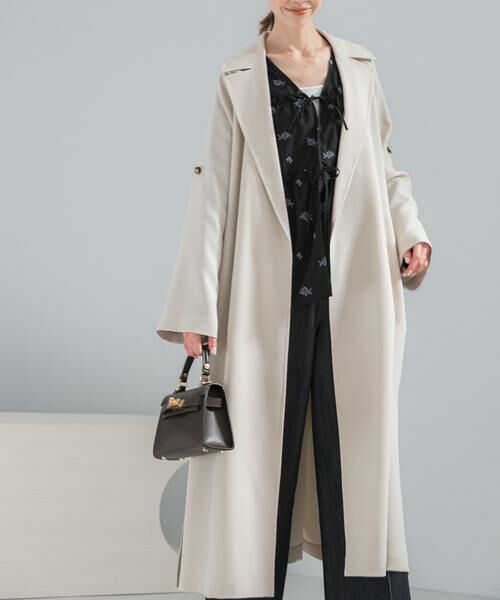 URBAN RESEARCH ROSSO / アーバンリサーチ ロッソ トレンチコート | 撥水 ロングガウンコート | 詳細4