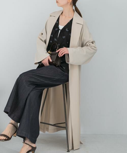 URBAN RESEARCH ROSSO / アーバンリサーチ ロッソ トレンチコート | 撥水 ロングガウンコート | 詳細5