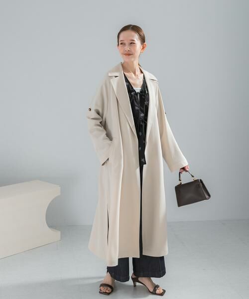 URBAN RESEARCH ROSSO / アーバンリサーチ ロッソ トレンチコート | 撥水 ロングガウンコート | 詳細6