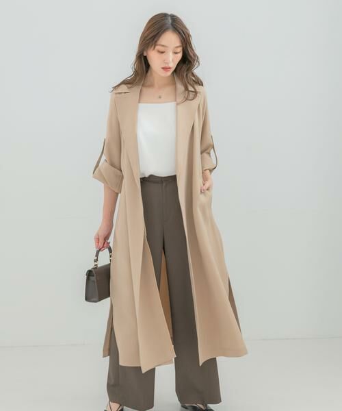 URBAN RESEARCH ROSSO / アーバンリサーチ ロッソ トレンチコート | 撥水 ロングガウンコート | 詳細14