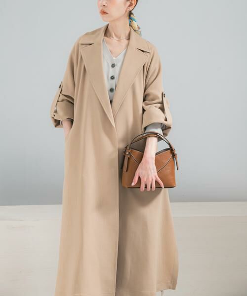 URBAN RESEARCH ROSSO / アーバンリサーチ ロッソ トレンチコート | 撥水 ロングガウンコート | 詳細19