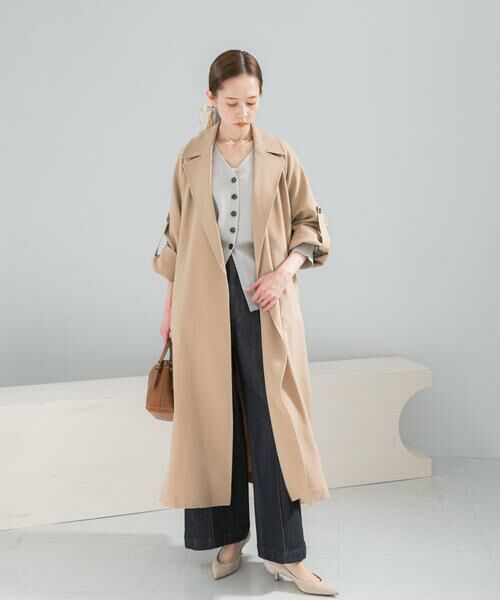URBAN RESEARCH ROSSO / アーバンリサーチ ロッソ トレンチコート | 撥水 ロングガウンコート | 詳細20