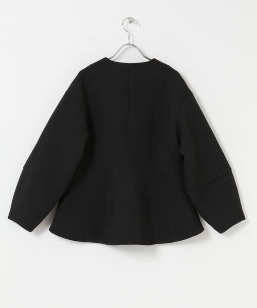 URBAN RESEARCH ROSSO / アーバンリサーチ ロッソ ノーカラージャケット | 『WEB限定』デザインボタンペプラムツイルジャケット | 詳細24