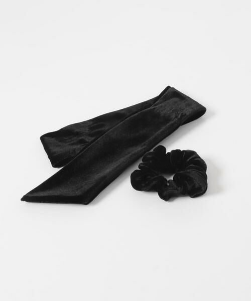 URBAN RESEARCH ROSSO / アーバンリサーチ ロッソ ヘアゴム・シュシュ | 『WEB限定』ベロアリボンシュシュ | 詳細2
