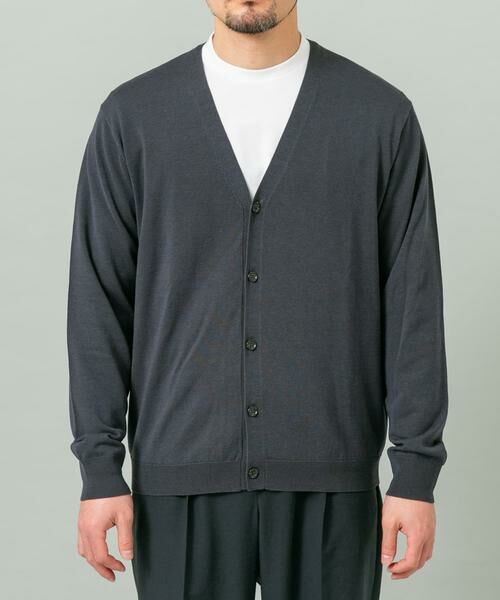 URBAN RESEARCH ROSSO / アーバンリサーチ ロッソ カーディガン・ボレロ | 『WEB限定』シルク混ベーシックカーディガン | 詳細25
