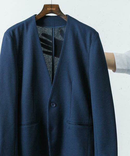 URBAN RESEARCH ROSSO / アーバンリサーチ ロッソ ノーカラージャケット | 『セットアップ対応』『速乾』シリウスノーカラージャケット | 詳細11