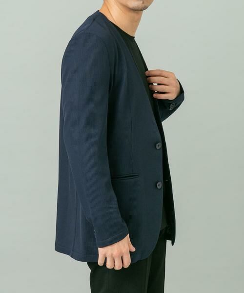 URBAN RESEARCH ROSSO / アーバンリサーチ ロッソ ノーカラージャケット | 『セットアップ対応』『速乾』シリウスノーカラージャケット | 詳細8