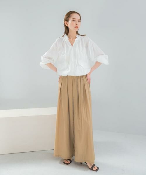 URBAN RESEARCH ROSSO / アーバンリサーチ ロッソ その他パンツ | ライトタックイージーワイドパンツ | 詳細15