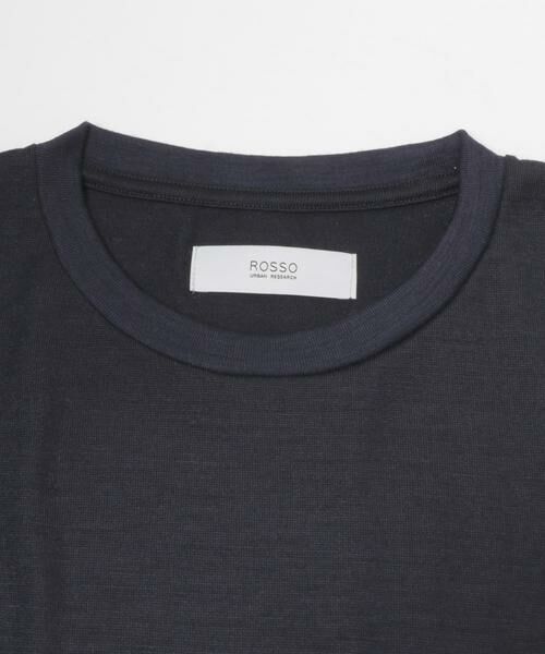 URBAN RESEARCH ROSSO / アーバンリサーチ ロッソ Tシャツ | 『マシンウォッシャブル』『XLサイズあり』ハイクオリティショートスリーブウールTシャツ | 詳細10