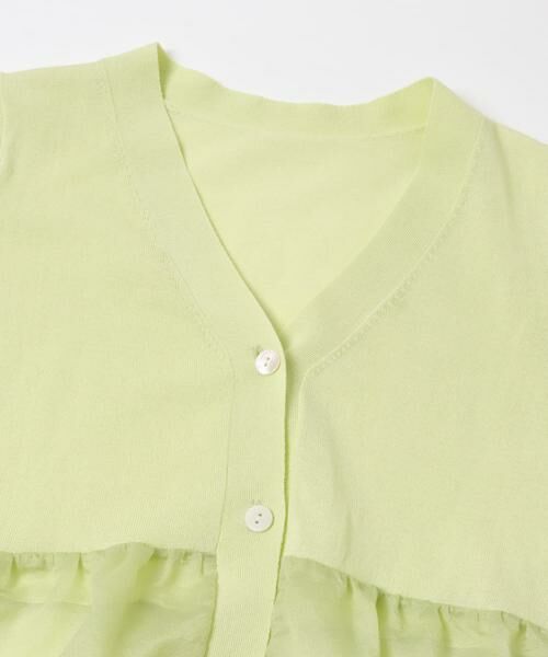 URBAN RESEARCH ROSSO / アーバンリサーチ ロッソ ニット・セーター | 『WEB限定』ドッキングペプラムカーディガン | 詳細11