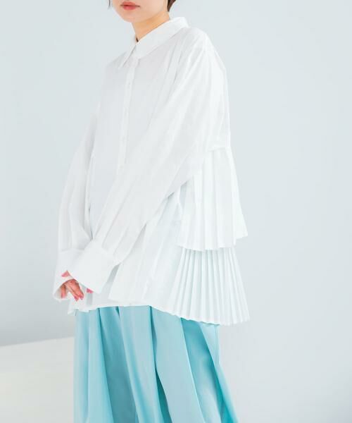 URBAN RESEARCH ROSSO / アーバンリサーチ ロッソ シャツ・ブラウス | ELENDEEK　PLEATS LAYERED SHIRTS | 詳細3