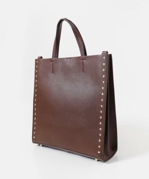 URBAN RESEARCH ROSSO / アーバンリサーチ ロッソ ハンドバッグ | AULENTTI　スタッズスクエアバッグ | 詳細3