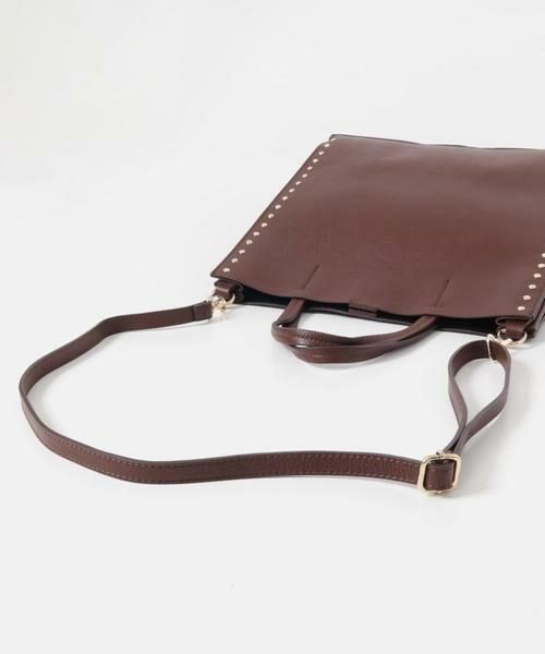 URBAN RESEARCH ROSSO / アーバンリサーチ ロッソ ハンドバッグ | AULENTTI　スタッズスクエアバッグ | 詳細5