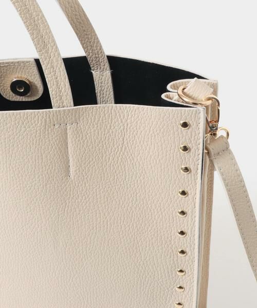 URBAN RESEARCH ROSSO / アーバンリサーチ ロッソ ハンドバッグ | AULENTTI　スタッズスクエアバッグ | 詳細8