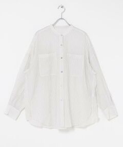 URBAN RESEARCH ROSSO / アーバンリサーチ ロッソ シャツ・ブラウス | CHIGNON　シアーストライプオーバーシャツ