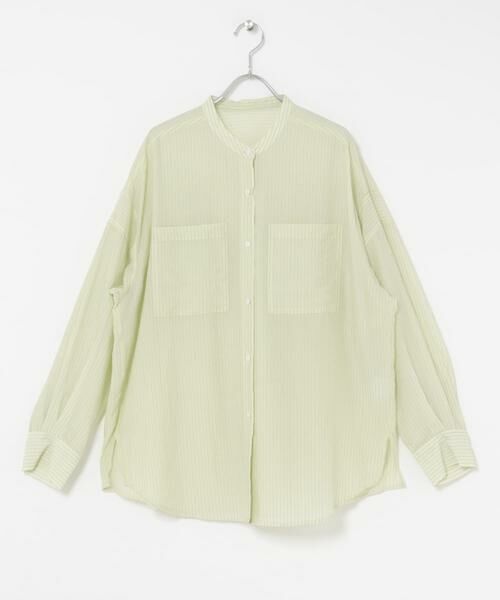 URBAN RESEARCH ROSSO / アーバンリサーチ ロッソ シャツ・ブラウス | CHIGNON　シアーストライプオーバーシャツ | 詳細6
