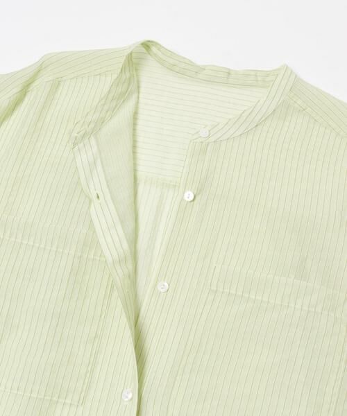 URBAN RESEARCH ROSSO / アーバンリサーチ ロッソ シャツ・ブラウス | CHIGNON　シアーストライプオーバーシャツ | 詳細7
