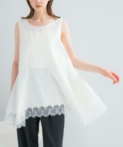 URBAN RESEARCH ROSSO / アーバンリサーチ ロッソ タンクトップ | CHIGNON　ヘムレースサテンタンクトップ