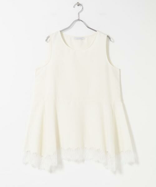 URBAN RESEARCH ROSSO / アーバンリサーチ ロッソ タンクトップ | CHIGNON　ヘムレースサテンタンクトップ | 詳細6