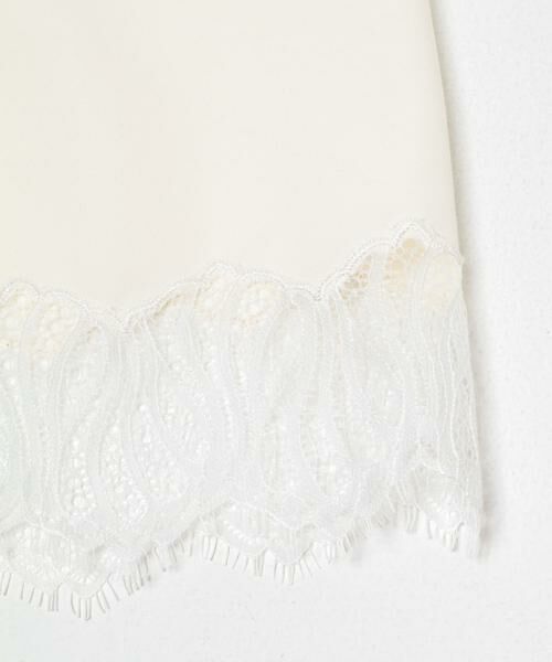 URBAN RESEARCH ROSSO / アーバンリサーチ ロッソ タンクトップ | CHIGNON　ヘムレースサテンタンクトップ | 詳細7