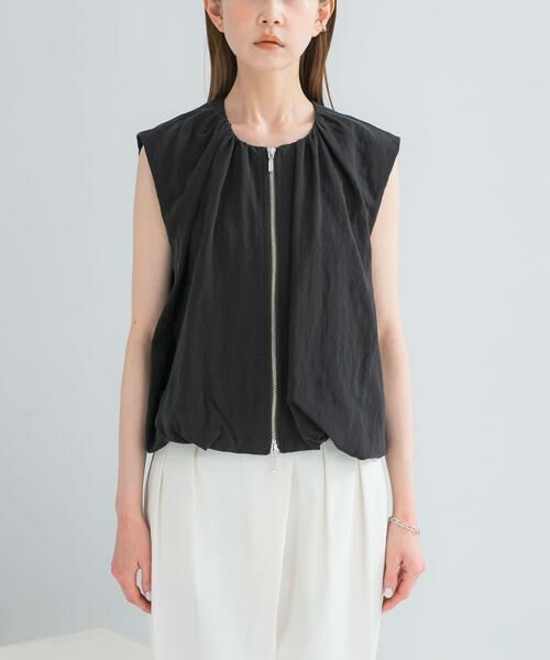 URBAN RESEARCH ROSSO / アーバンリサーチ ロッソ ベスト | CHIGNON　ダブルジップバルーンジレ | 詳細5